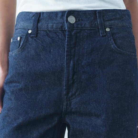 NWT ZARA MID WAIST BAGGY JEANS ZW COLLECTION BLUE - Picture 11 of 11